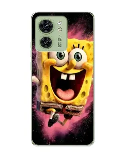 Чехол для Motorola Edge 40 с картинкой «Взрывной Спанч Боб»