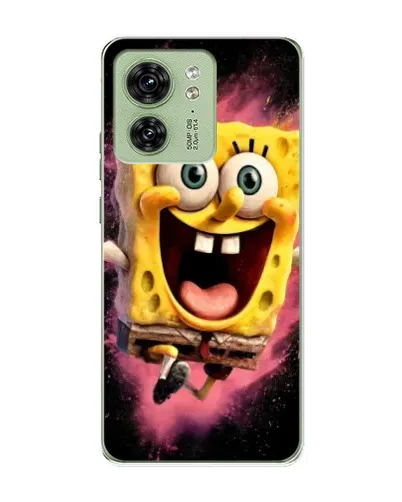 Чехол для Motorola Edge 40 с картинкой «Взрывной Спанч Боб»