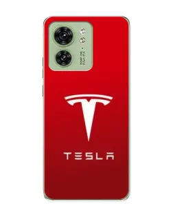 Чохол для Motorola Edge 40 з картинкою «Tesla Red Classic»