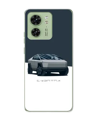 Чохол для Motorola Edge 40 з картинкою «Сріблястий Cybertruck Tesla» Чохол для Motorola Edge 40 з картинкою «Сріблястий Cybertruck Tesla»