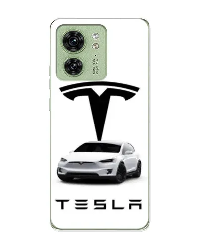 Чохол для Motorola Edge 40 з картинкою «Tesla White Style» Чохол для Motorola Edge 40 з картинкою «Tesla White Style»