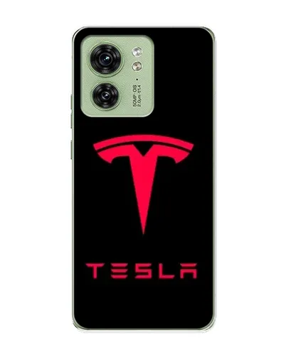 Чохол для Motorola Edge 40 з картинкою «Tesla Red Logo» Чохол для Motorola Edge 40 з картинкою «Tesla Red Logo»