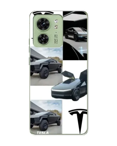 Чохол для Motorola Edge 40 з картинкою «Колаж Cybertruck Tesla» Чохол для Motorola Edge 40 з картинкою «Колаж Cybertruck Tesla»