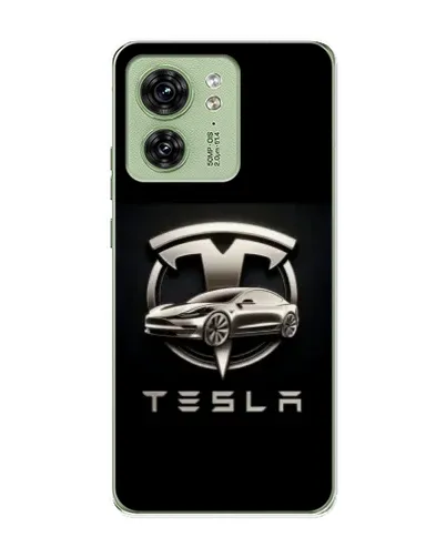 Чохол для Motorola Edge 40 з картинкою «Tesla — срібне авто» Чохол для Motorola Edge 40 з картинкою «Tesla — срібне авто»
