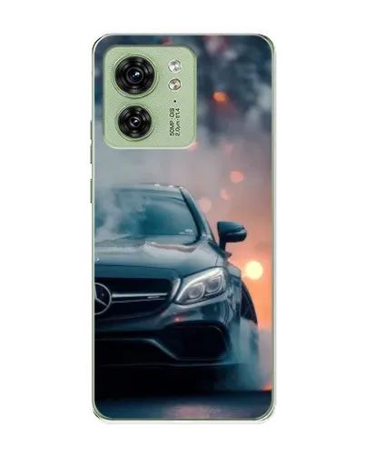 Чохол для Motorola Edge 40 з картинкою «Mercedes — нічне місто»