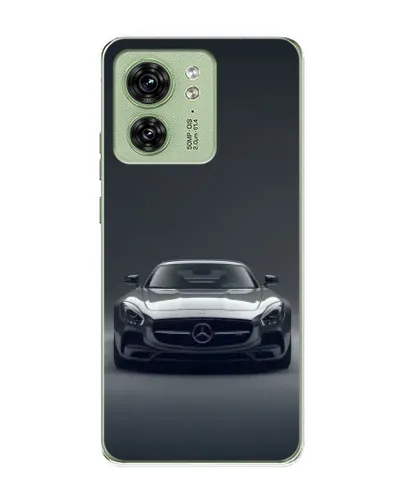 Чохол для Motorola Edge 40 з картинкою «Mercedes на чорному»