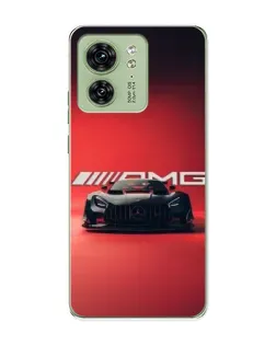 Чохол для Motorola Edge 40 з картинкою «Mercedes AMG — червона лінія»