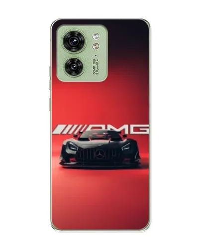 Чохол для Motorola Edge 40 з картинкою «Mercedes AMG — червона лінія»