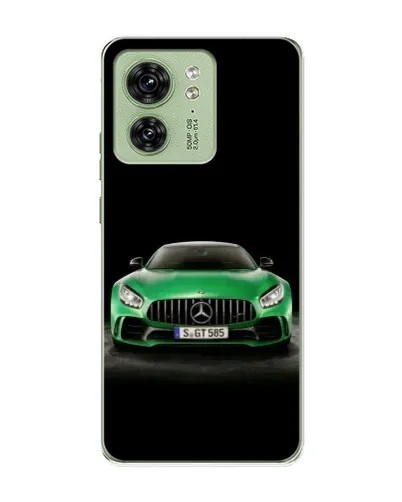 Чохол для Motorola Edge 40 з картинкою «Mercedes — неоновий лого»