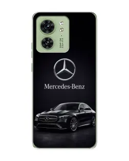 Чохол для Motorola Edge 40 з картинкою «Mercedes — решітка радіатора»