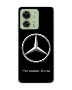 Чохол для Motorola Edge 40 з картинкою «Mercedes Silver Logo»