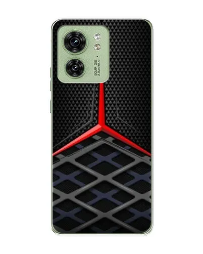 Чохол для Motorola Edge 40 з картинкою «Mercedes Carbon Grid»