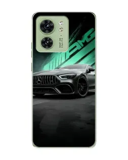 Чохол для Motorola Edge 40 з картинкою «Темний Mercedes AMG»