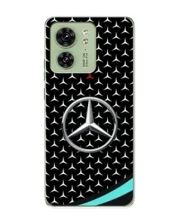 Чохол для Motorola Edge 40 з картинкою «Mercedes — бірюзовий акцент»