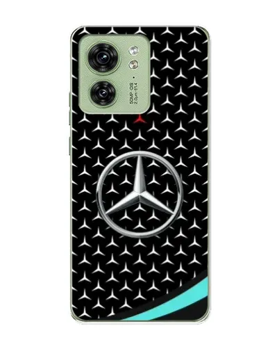Чохол для Motorola Edge 40 з картинкою «Mercedes — бірюзовий акцент»