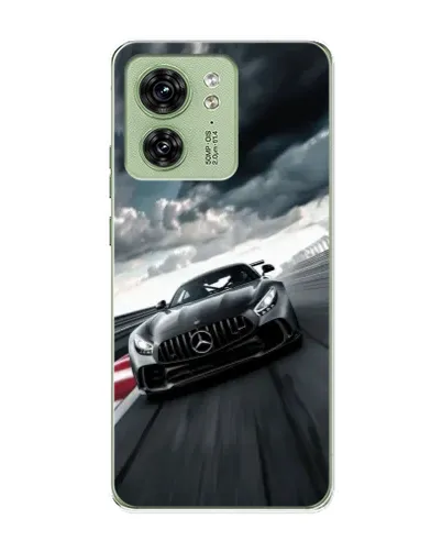 Чохол для Motorola Edge 40 з картинкою «Гоночний Mercedes AMG»