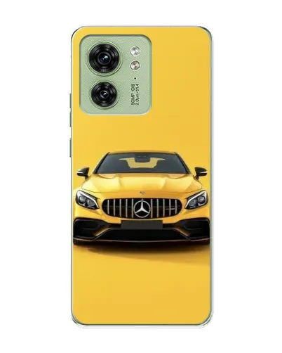 Чохол для Motorola Edge 40 з картинкою «Жовтий Mercedes GT»