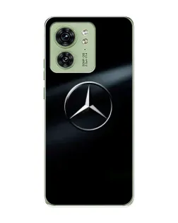 Чохол для Motorola Edge 40 з картинкою «Mercedes на металі»