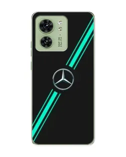 Чохол для Motorola Edge 40 з картинкою «Спортивні лінії Mercedes»