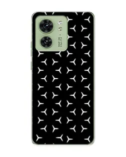 Чохол для Motorola Edge 40 з картинкою «Mercedes паттерн зірок»