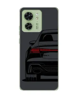 Чехол для Motorola Edge 40 с картинкой «Задняя часть Audi — арт»