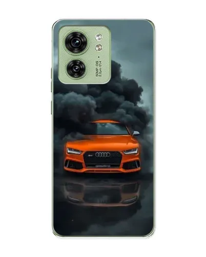 Чехол для Motorola Edge 40 с картинкой «Audi в облаках дыма» Чехол для Motorola Edge 40 с картинкой «Audi в облаках дыма»