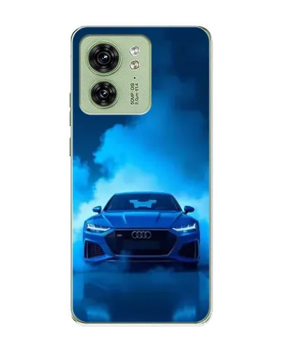 Чехол для Motorola Edge 40 с картинкой «Audi — голубая энергия» Чехол для Motorola Edge 40 с картинкой «Audi — голубая энергия»