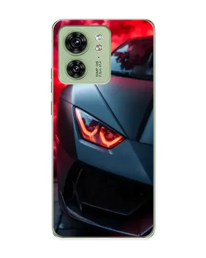 Чохол для Motorola Edge 40 з картинкою «Lamborghini червоне сяйво»