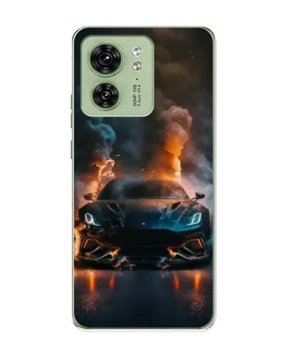 Чохол для Motorola Edge 40 з картинкою «Lamborghini димна естетика»