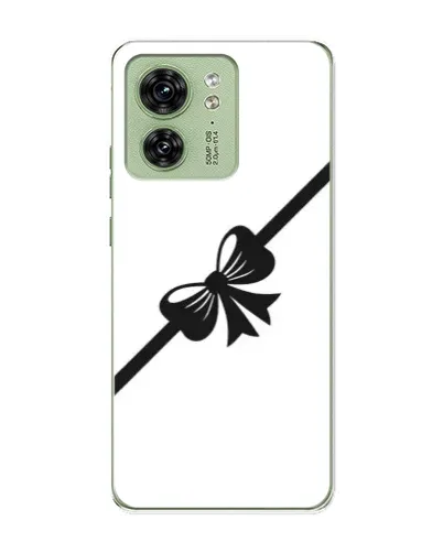 Чехол для Motorola Edge 40 с картинкой «Диагональный бант»