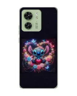 Чохол для Motorola Edge 40 з картинкою «Stitch у квітах» Чохол для Motorola Edge 40 з картинкою «Stitch у квітах»