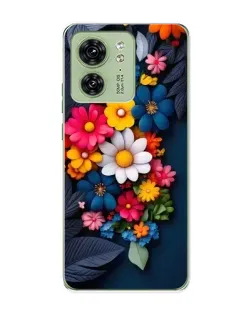 Чехол для Motorola Edge 40 с картинкой «Цветочная феерия»