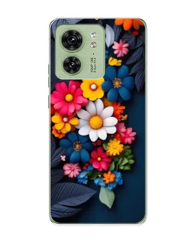 Чехол для Motorola Edge 40 с картинкой «Цветочная феерия»