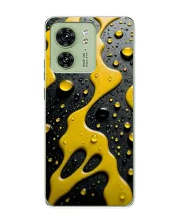 Чохол для Motorola Edge 40 з картинкою «Рідке жовте золото»