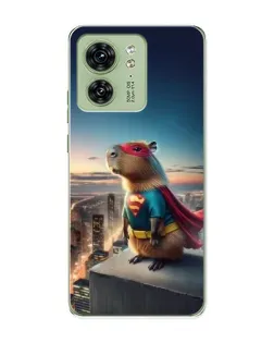 Чохол для Motorola Edge 40 з картинкою «Капі-мен супергерой»