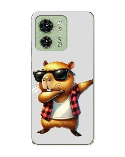 Чохол для Motorola Edge 40 з картинкою «Капібара репер даб» Чохол для Motorola Edge 40 з картинкою «Капібара репер даб»