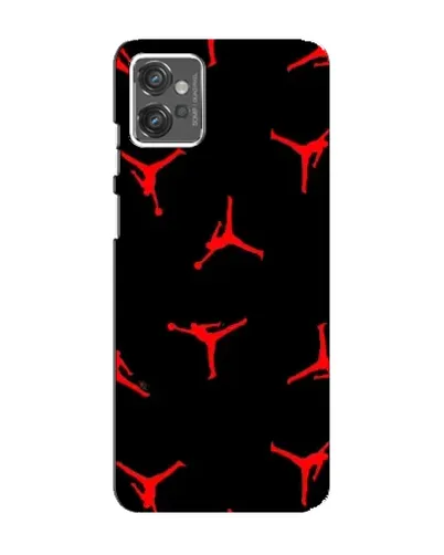 Чехол для Motorola MOTO G32 с картинкой «Jordan Red Pattern» Чехол для Motorola MOTO G32 с картинкой «Jordan Red Pattern»
