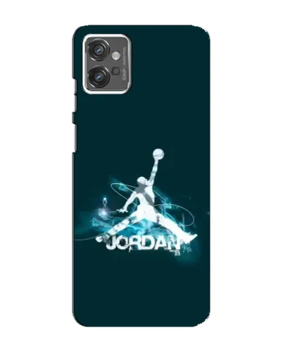 Чехол для Motorola MOTO G32 с картинкой «Jordan Blue Fire» Чехол для Motorola MOTO G32 с картинкой «Jordan Blue Fire»