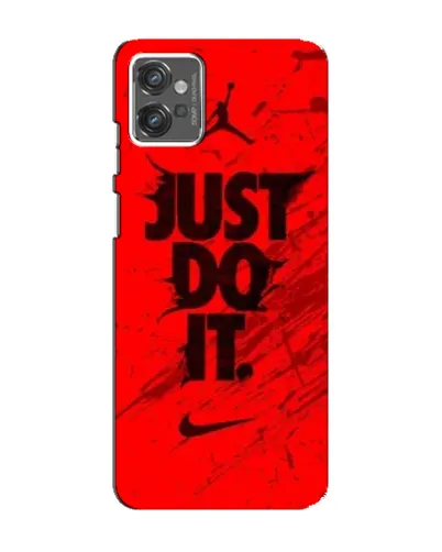Чехол для Motorola MOTO G32 с картинкой «Nike Just Do It» Чехол для Motorola MOTO G32 с картинкой «Nike Just Do It»