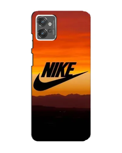 Чехол для Motorola MOTO G32 с картинкой «Nike — вечерний горизонт»