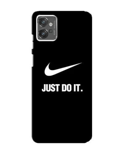 Чехол для Motorola MOTO G32 с картинкой «Классический принт Nike»
