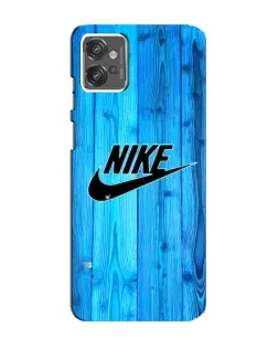 Чехол для Motorola MOTO G32 с картинкой «Голубое дерево Nike»