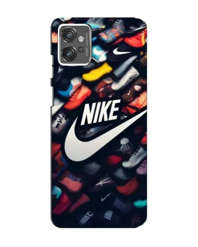 Чехол для Motorola MOTO G32 с картинкой «Коллекция кроссовок Nike»