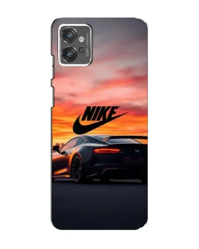 Чехол для Motorola MOTO G32 с картинкой «Nike и суперкар»