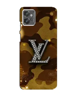 Чехол для Motorola MOTO G32 с картинкой «Камуфляжный Louis Vuitton»