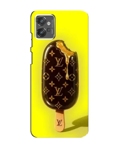 Чехол для Motorola MOTO G32 с картинкой «Мороженое от LV»