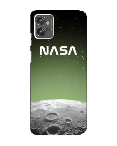 Чехол для Motorola MOTO G32 с картинкой «NASA — лунный градиент»