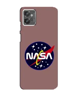 Чехол для Motorola MOTO G32 с картинкой «NASA — ретро космос»