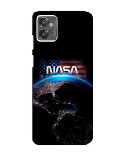 Чехол для Motorola MOTO G32 с картинкой «Земля из космоса NASA»