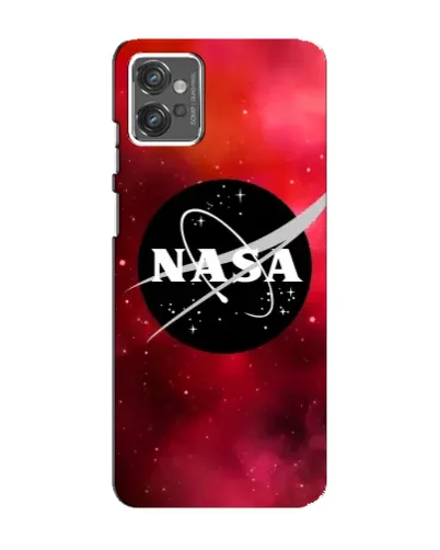 Чехол для Motorola MOTO G32 с картинкой «NASA — красная туманность»